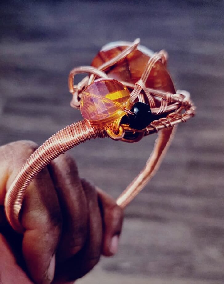 Carnelian love bracelet