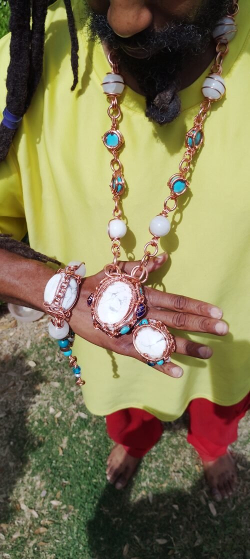 Howlite 4pc Dripp set